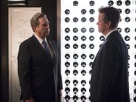 Homeland – Vizepräsident Marlin (Beau Bridges, l.); Senator Paley (Dylan Baker, r.)