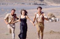 Die Mumie – Jonathan (John Hannah, l.), Evelyn (Rachel Weisz, M.) und Rick (Brendan Fraser, r.)