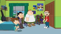 American Dad! – L-R: Snot, Toshi, Barry, Steve