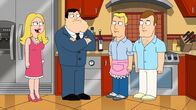 American Dad! – (v.l.n.r.) Francine Smith; Stan Smith; Terry Bates; Greg Corbin