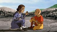 Avatar - Herr der Elemente – L-R: Katara, Aang