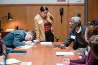 For the People – Tracy Vilar (Lydia Perez), Vondie Curtis-Hall (Richter Nicholas Byrne).