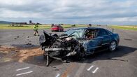 Crashtest Extrem: Das Experiment – Viel bleibt von einer Limousine nicht übrig, wenn sie mit mehr als 100 km/h in andere Fahrzeuge rast. Gut, dass hier alles unter minutiös vorbereiteten Bedingungen abgelaufen ist.