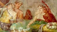 Neros Stadt der Lüste – Fresko von einem Festgelage im antiken Badeort Baiae am Golf von Neapel