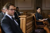 Bull – L-R: Jason Bull (Michael Weatherly), Arti Cander (Archie Panjabi)