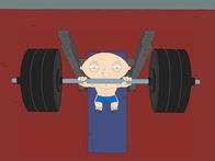 Family Guy – Lässt sie Muskeln spielen: Stewie Griffin