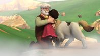 Heidi – Großvater konnte Heidi im letzten Augenblick retten.