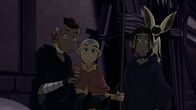 Avatar - Herr der Elemente – L-R: Sokka, Aang, Katara, Momo