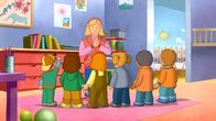 Lauras Stern – Die Kindergärtnerin sagt Laura und ihren Freunden, dass sie die Schule besuchen dürfen.