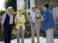 In aller Freundschaft – (Rolf Becker, Jutta Kammann, Dieter Bellmann, Ursula Karusseit, v.li.)