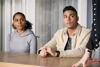 All American – Geffri Maya (Simone Hicks), Michael Evans Behling (Jordan Baker).