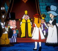 Alice im Wunderland – Da die Herzkönigin nicht älter werden möchte, feiert sie jedes Jahr ihren Nicht-Geburtstag.