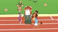 Sherlock Yack - Der Zoodetektiv – Gazelle, Tiger und Löwe wollen gegen den bisher unbesiegten Geparden antreten.