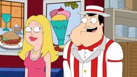 American Dad! – Francine Smith (l.); Stan Smith (r.)