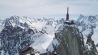 Genial konstruiert – Die Aiguille du Midi ist ein Gipfel im Massiv des Montblanc und gilt als einer der beliebtesten Aussichtspunkte.