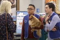 Superstore – -- "Dog Adoption Day" Episode 206 -- Pictured: (l-r) Nico Santos as Mateo, Ben Feldman as Jonah -- (Photo by: Jordin Althaus/NBC)
