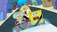 SpongeBob Schwammkopf – L-R: Squidward, Mrs. Puff, SpongeBob