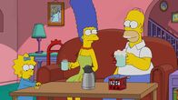 Die Simpsons – (v.l.n.r.) Maggie; Marge; Homer
