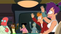 Futurama – Die Crew untersucht, ob das Universum eine Simulation ist.