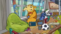Doki – Otto, Rico und Doki liefern sich ein rasantes Spielzeugautorennen.