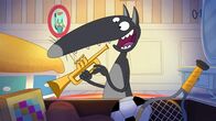 Wolf – Eine Runde Trompete spielen hält nicht nur Wolf wach.