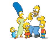 Die Simpsons – (29. Staffel) - (v.l.n.r.) Maggie; Marge; Lisa; Homer; Bart