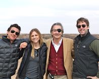 UFO-Jäger – Roswell, NM, USA: James Fox, Erin Ryder, Ufologe, Ted Loman und Ben McGee. (Bildnachweis: National Geographic Channels/ Snake Oil Productions)