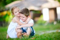 Mini Magic Moments – Adorable happy kids outdoors on summer day
