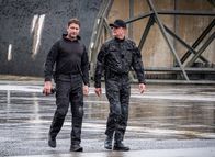 Angel Has Fallen – L-R: Mike Banning (Gerard Butler), Wade Jennings (Danny Huston).