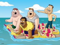 Family Guy – (v.l.n.r.) Peter Griffin; Cleveland Brown; Joe Swanson; Glenn Quagmire
