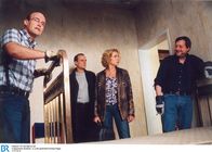 Polizeiruf 110 – Von links: Kommissar Endress (Michael Rast), Kriminalhauptkommissar Jürgen Tauber (Edgar Selge), Kriminalhauptkommissarin Jo Obermaier (Michaela May) und Polizist Schamberger (Maximilian Krückl).