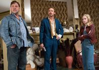 The Nice Guys – L-R: Healy (Russell Crowe), March (Ryan Gosling), Holly March (Angourie Rice)