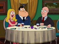 American Dad! – L-R: Francine, Stan, Avery Bullock