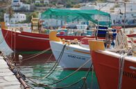 Mykonos - Super Paradise – Boote im Hafen von Mykonos-Stadt