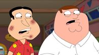 Family Guy – Glen Quagmire (l.); Peter Griffin (r.)