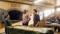 Hawaii Five-0 – L-R: Dr. Noelani Cunha (Kimee Balmilero); Lou Grover (Chi McBride); Adam Noshimuri (Ian Anthony Dale)