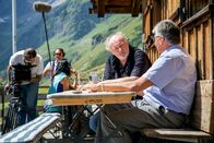 Der Geschmack Europas – Präsentator Lojze Wieser und Interviewpartner.