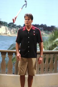 Two and a Half Men – Nachdem Charlie (Charlie Sheen) den Kater seiner verlobten Sir Lancelot mit dem Auto überfahren hat, sind alle Spuren beseitigt ...