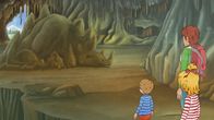 Meine Freundin Conni – Jakob hat dank Conni keine Angst mehr in der dunklen Höhle und entdeckt sogar einen schlafenden Steindrachen.