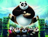 Kung Fu Panda 3 – "Kung Fu Panda 3", Nach 500 Jahren kehrt das bösartige Büffel-Wesen Kai in die Welt der Sterblichen zurück. In der Geisterwelt hat er dem Schildkröten-Wesen Oogway das Chi geraubt, jetzt will er dieses auch allen irdischen Meistern stehlen. Nach einer Prophezeiung ist der Panda Po auserwählt, ihn zu besiegen. Sein leiblicher Vater Li, der überraschend aufgetaucht ist, hat ihn in sein geheimes Heimatdorf in den Bergen gebracht. Dem Meister Shifu als Drachenkrieger folgend, beginnt Po mit den furiosen Fünf, die Pandas in Kung-Fu zu unterrichten.