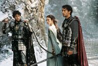 King Arthur – v.li.: Lancelot (Ioan Gruffudd), Guinevere (Keira Knightley), Arthur (Clive Owen).