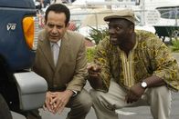 Monk – L-R: Adrian Monk (Tony Shalhoub), Samuel Waingaya (Adewale Akinnuoye-Agbaje )