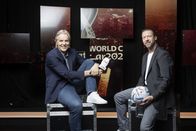 Fußball: Weltmeisterschaft – L-R: Jan Åge Fjørtoft, Steffen Freund