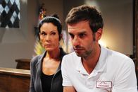 Sturm der Liebe – Doris (Simone Ritscher, l.); Nils (Florian Stadler, r.)