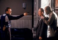 Verhandlungssache – L-r: Chris (Kevin Spacey), Grant Frost (Ron Rifkin) und Danny (Samuel L. Jackson)