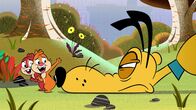Chip und Chap: Das Leben im Park – Chip und Dale(l.) mit Pluto(r.)