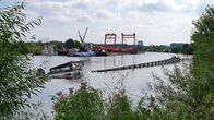 Die Nordreportage – Unglücksstelle bei Marklohe an der Weser. (Weitere Bilder auf Anfrage)