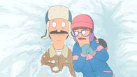 Bob's Burgers – Als Gayle (r.) sich verletzt, schickt Linda ihren Mann Bob (l.) los, um sie pünktlich zum Thanksgiving Essen abzuholen. Doch dann sorgt ein Schneesturm für Probleme ...