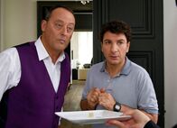 Kochen ist Chefsache – Schreckgespenst Molekularküche: (l-r) Jean Reno als Alexandre Lagarde, Michaël Youn als Jacky Bonnot