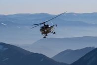 Bergwelten – Aloutte III Helicopter über den Alpen